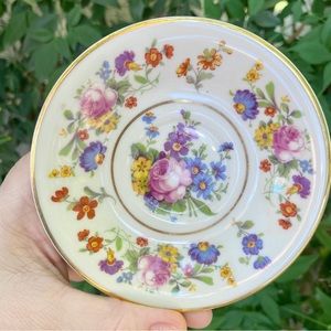 Old Ivory Syracuse China petite tea saucer